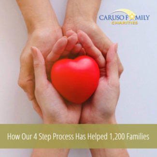 Caruso Family Charities: How Our 4 Step Process Has Helped 1,200 Families